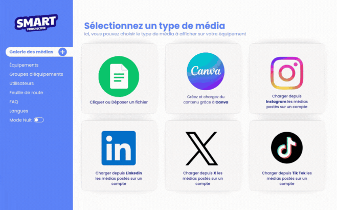 Smart Prospective : Sélection de médias