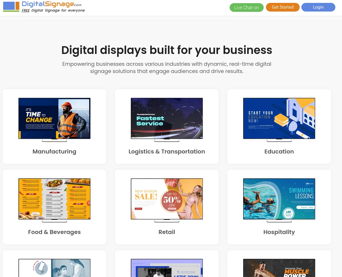 Digital Signage Exemple