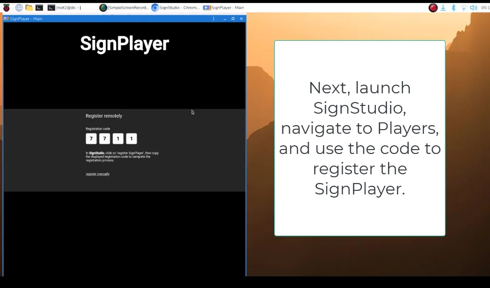 Digital Signage : installation simple